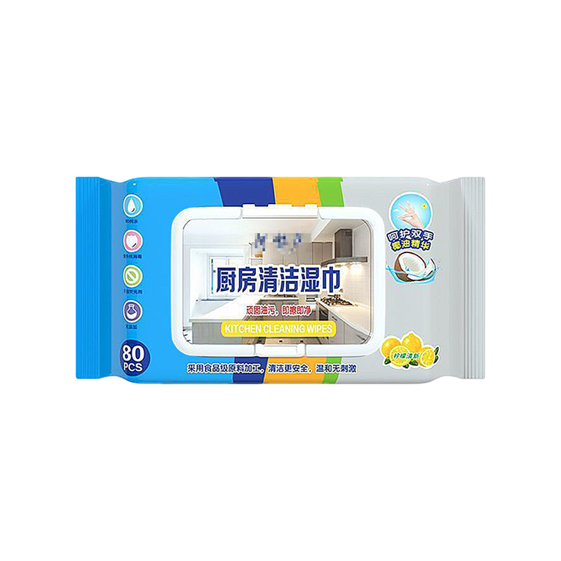 廚房濕紙巾 80抽 5入組【178小舖】濕紙巾 除油濕巾  去油污 廚房清潔 抹布 廚房紙巾 清潔紙巾 拋棄式廚房濕紙巾-規格圖9