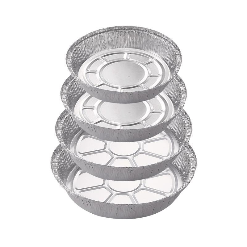 氣炸鍋錫箔烤盤 10入組【178小舖】烤箱烤盤 鋁箔盒 氣炸鍋烘焙紙 錫箔烤盤 錫箔紙 錫箔盤 烘焙烤盤 烤肉用具-細節圖2