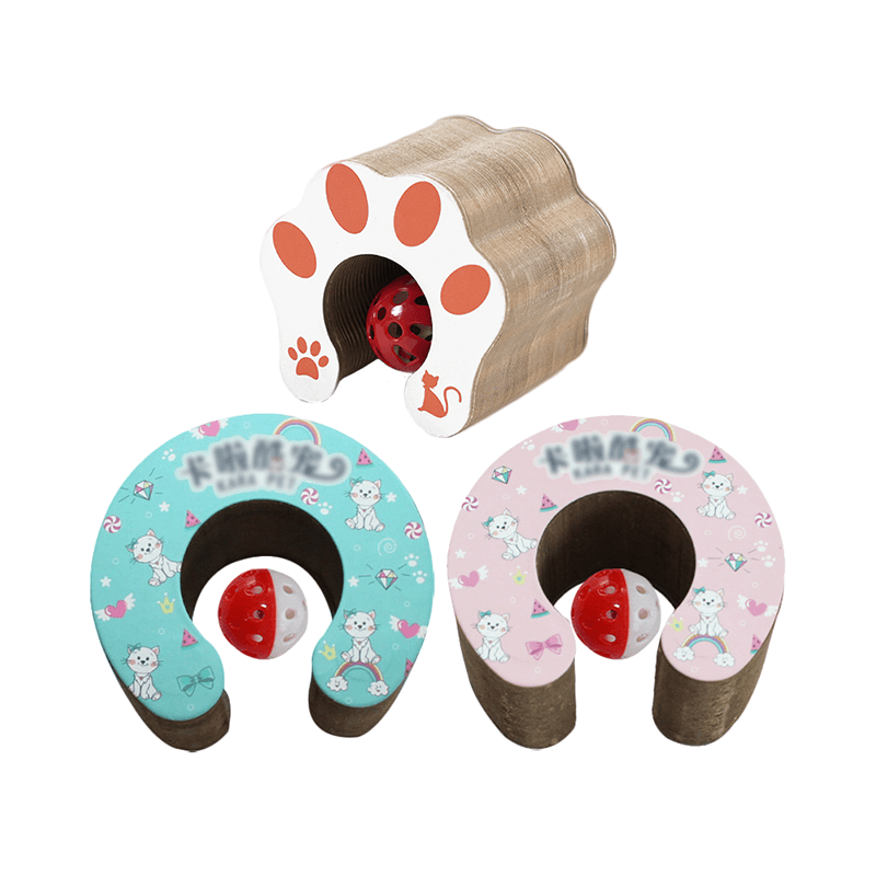 魔術風琴貓抓板 贈鈴鐺球【178小舖】貓抓板 風琴貓抓板 貓窩 魔術貓抓板 瓦楞紙 貓咪玩具 圓形貓抓板 變形抓板-細節圖2