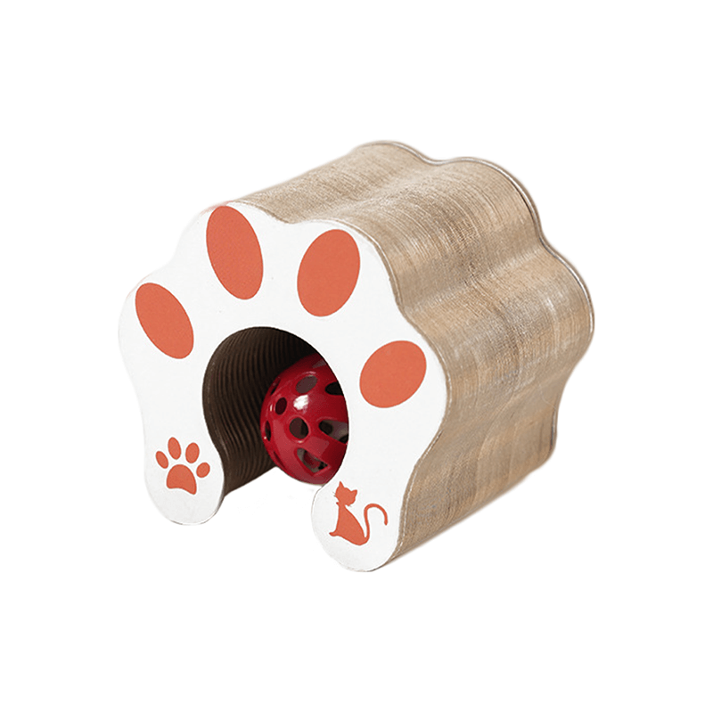 升級版-風琴貓抓板-贈鈴鐺球