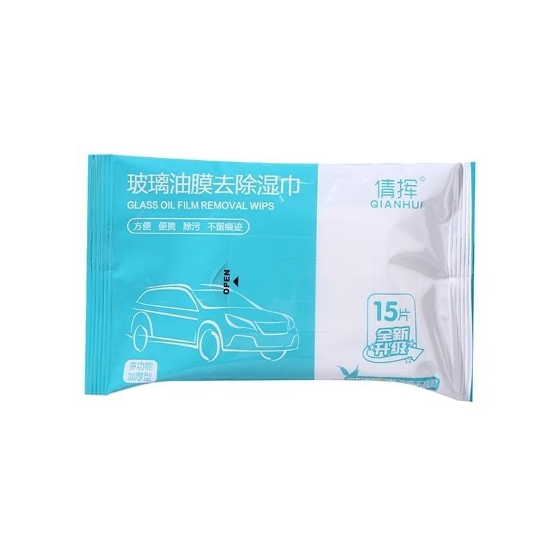 玻璃油膜去除濕巾 10包組【178小舖】汽車油膜 除油膜 去污濕巾 除油膜濕紙巾 濕紙巾 擋風玻璃油膜濕巾 汽車濕巾-細節圖2