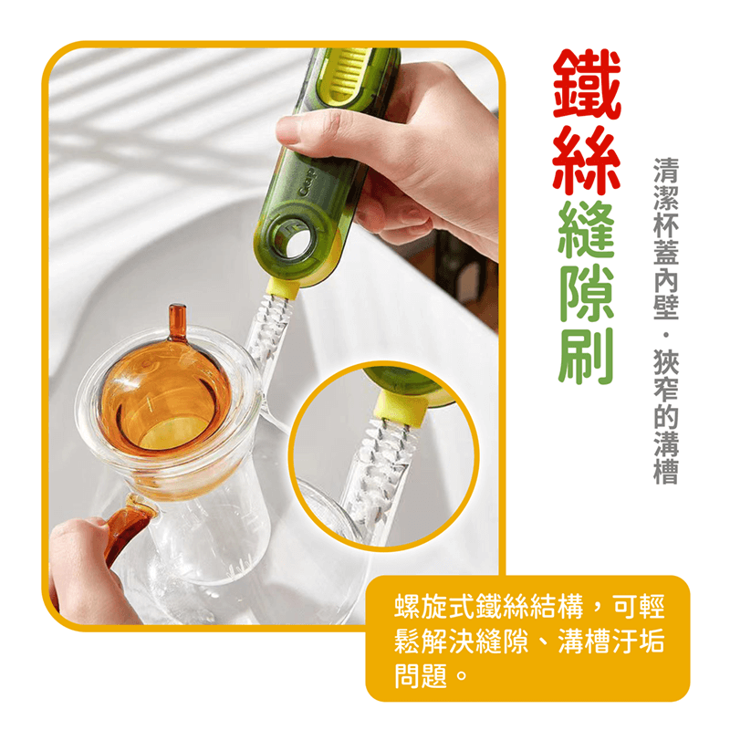 三合一杯蓋刷【178小舖】杯蓋刷三合一 清潔刷 細節刷 杯蓋刷 縫隙刷 縫隙清潔刷 多功能清潔刷 細縫刷 隙縫清潔刷-細節圖6