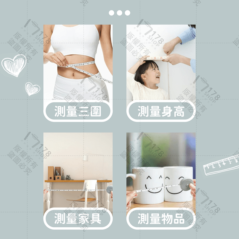 迷你捲尺【178小舖】捲尺 皮尺 量尺 軟尺 公分捲尺 英吋捲尺 全公分捲尺 伸縮尺 軟捲尺 自動伸縮捲尺 圓形捲尺-細節圖4