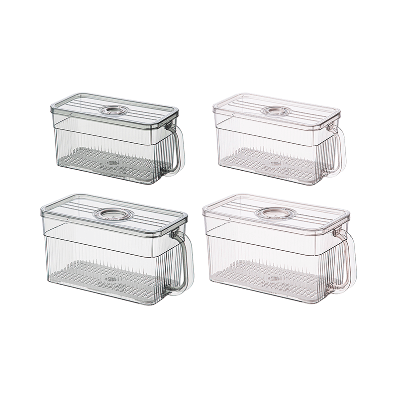 冰箱保鮮收納盒 可計時 可瀝水【178小舖】密封保鮮盒 雞蛋盒 廚房保鮮盒 瀝水保鮮盒 冰箱保鮮盒 食物保鮮盒 保鮮盒-細節圖2