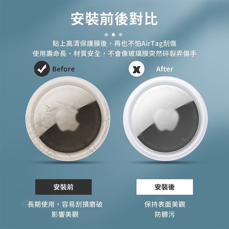 AirTag 保護膜 高清膜【178小舖】水凝膜 保護貼 防刮 AirTags 定位神器 水凝保護貼 定位器 防刮膜-細節圖6