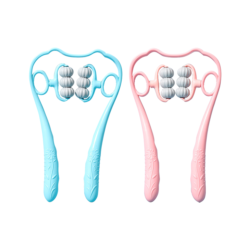 U型手動按摩器【178小舖】頸椎按摩器 肩頸按摩器 按摩器 頸部按摩器 夾脖子 頸椎按摩輪 按摩滾輪 經絡器 穴位按摩棒-細節圖2