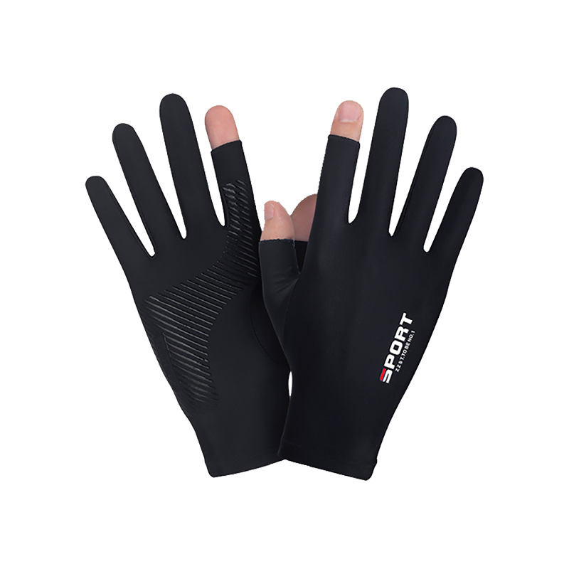 冰絲手套【178小舖】防曬手套 機車防曬手套 涼感手套 機車手套 露指手套 開車手套 觸控手套 透氣手套 單車手套-規格圖10