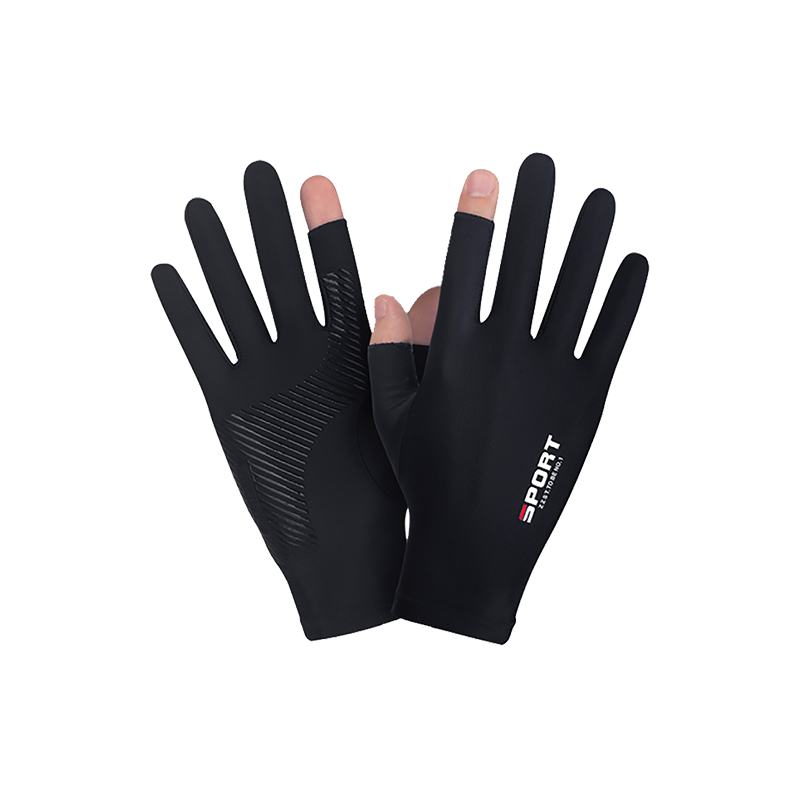 冰絲手套【178小舖】防曬手套 機車防曬手套 涼感手套 機車手套 露指手套 開車手套 觸控手套 透氣手套 單車手套-規格圖10