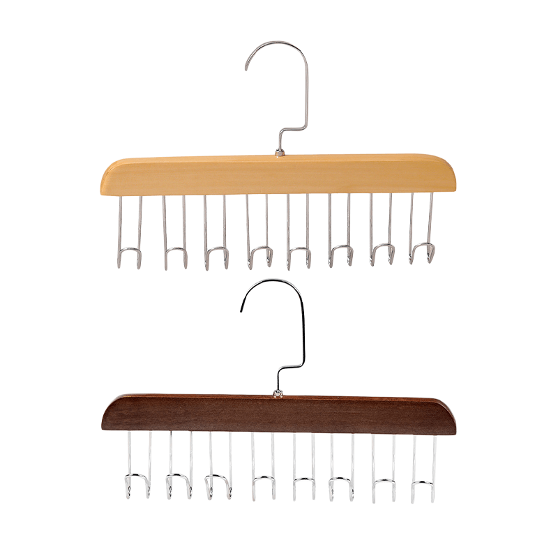 多掛勾衣架【178小舖】8掛鉤衣架 木頭衣架 衣架掛鉤 掛鉤衣架 實木衣架 多功能衣架 掛勾衣架 木製衣架 掛衣 衣架-細節圖2
