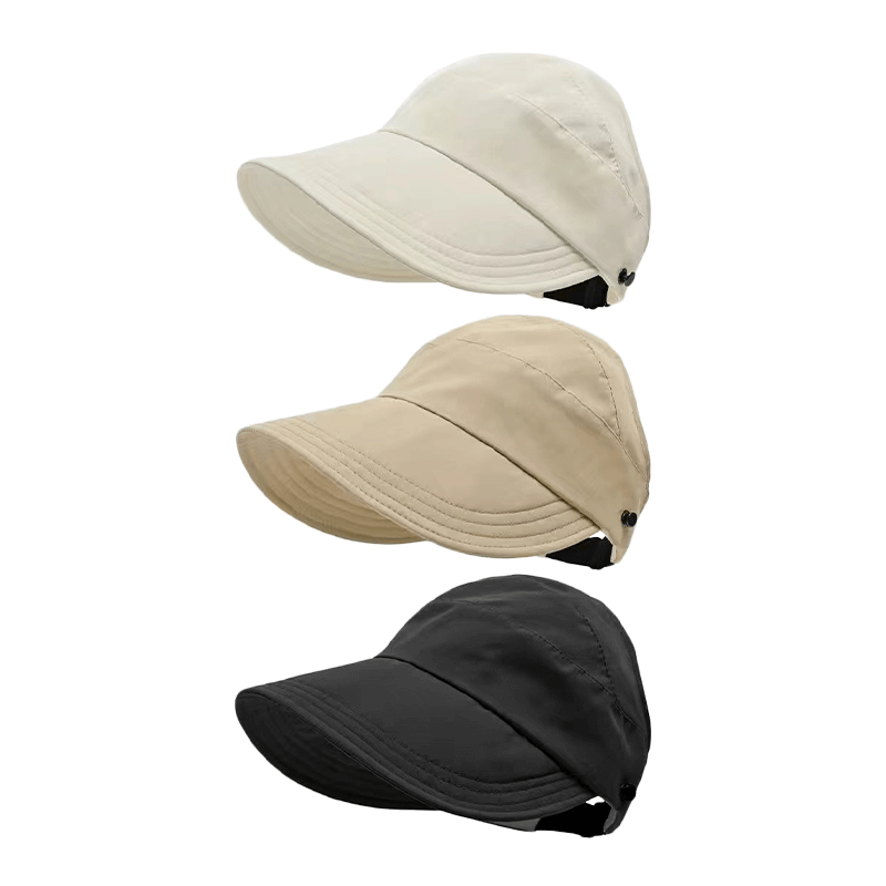 空頂遮陽帽【178小舖】遮陽帽 空頂帽 空頂防曬帽 遮陽空頂帽 馬尾帽 漁夫帽 防曬帽 登山帽 防曬漁夫帽 防曬遮陽帽-細節圖2