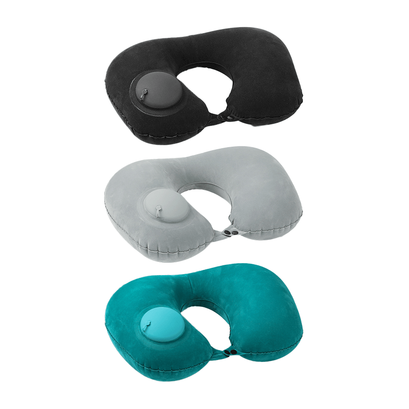 按壓充氣枕【178小舖】頸枕 充氣頸枕 u型枕 護頸枕 飛機枕 充氣枕 旅行枕 旅行頸枕 飛機枕頭 充氣式頸枕 飛機頸枕-細節圖2