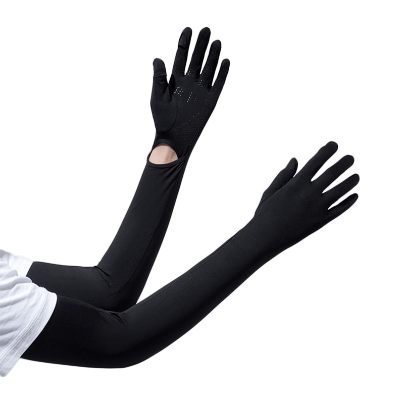 加長款-黑色-可調節臂圍口徑