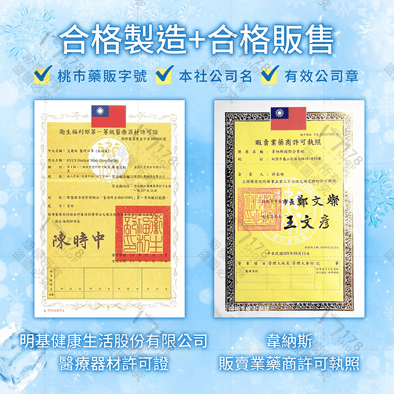台灣製 幸福物語 極凍涼感醫療口罩【178小舖】涼感口罩 醫療口罩 平面口罩 醫用口罩 成人口罩 立體口罩 3d口罩-細節圖8