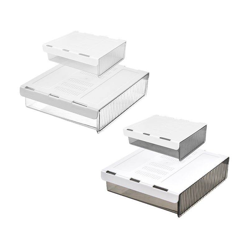 桌下抽屜【178小舖】桌下收納 收納抽屜 抽屜收納盒 下掛式抽屜 隱藏式抽屜 抽屜收納 隱形抽屜 隱藏抽屜 收納盒 抽屜-細節圖2