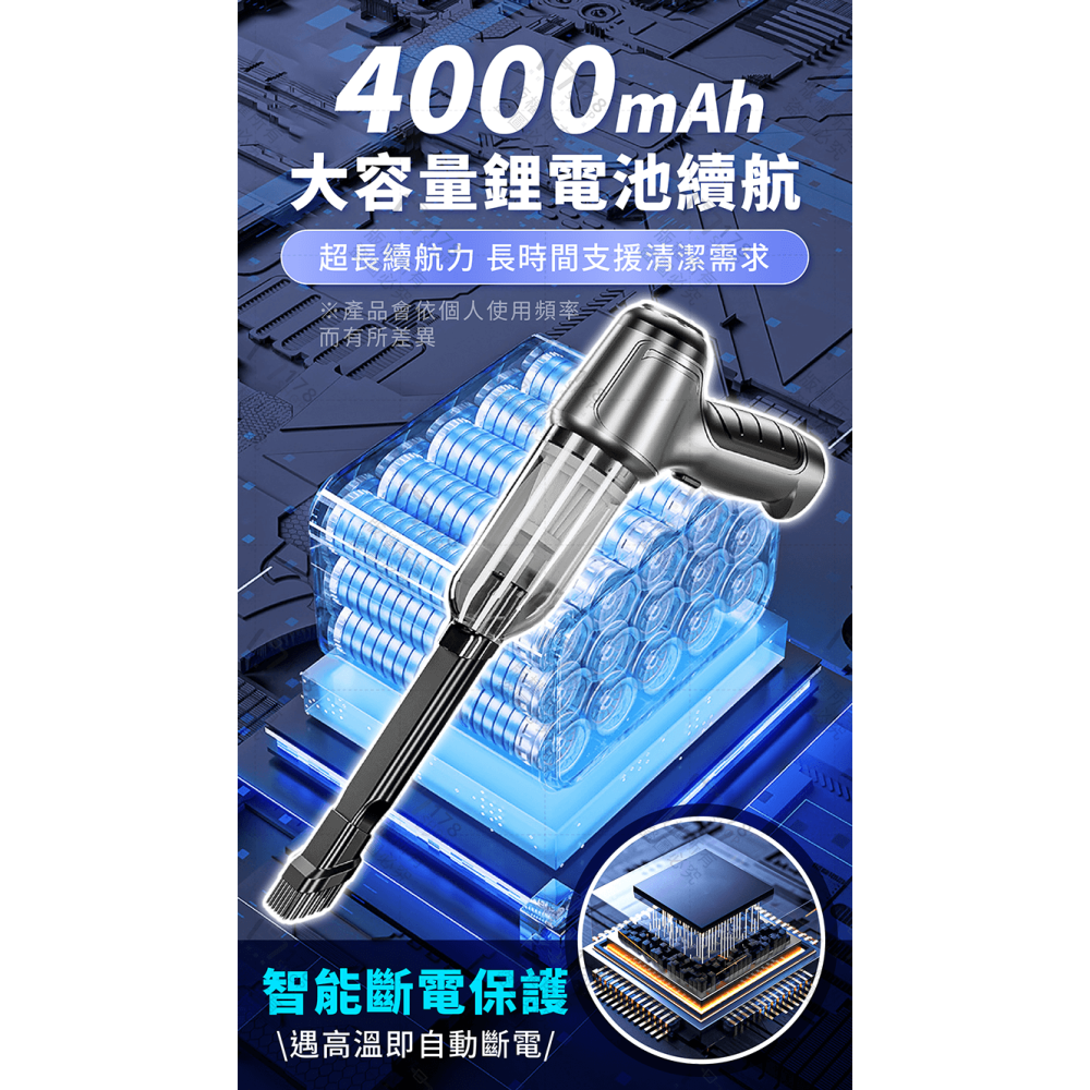 車用無線吸塵器 吹吸兩用【178小舖】無線吸塵器 車用吸塵器 手持吸塵器 吸塵器 迷你吸塵器 汽車吸塵器 小吸塵器-細節圖5