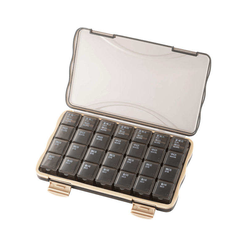 七日藥盒【178小舖】一週藥盒 隨身藥盒 分裝藥盒 分藥盒 密封藥盒 迷你藥盒 攜帶藥盒 小藥盒 藥盒 早晚藥盒 大藥盒-細節圖2