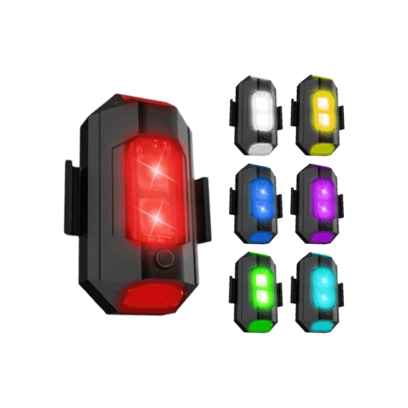 機車爆閃燈 7色31模式 2入【178小舖】爆閃燈 警示燈 機車警示燈 爆閃警示燈 汽車警示燈 磁吸爆閃燈 車用爆閃燈-細節圖2