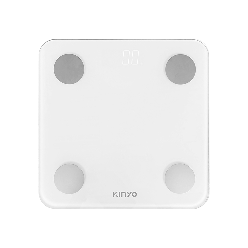 白色-LED藍牙智能體重計DS6591