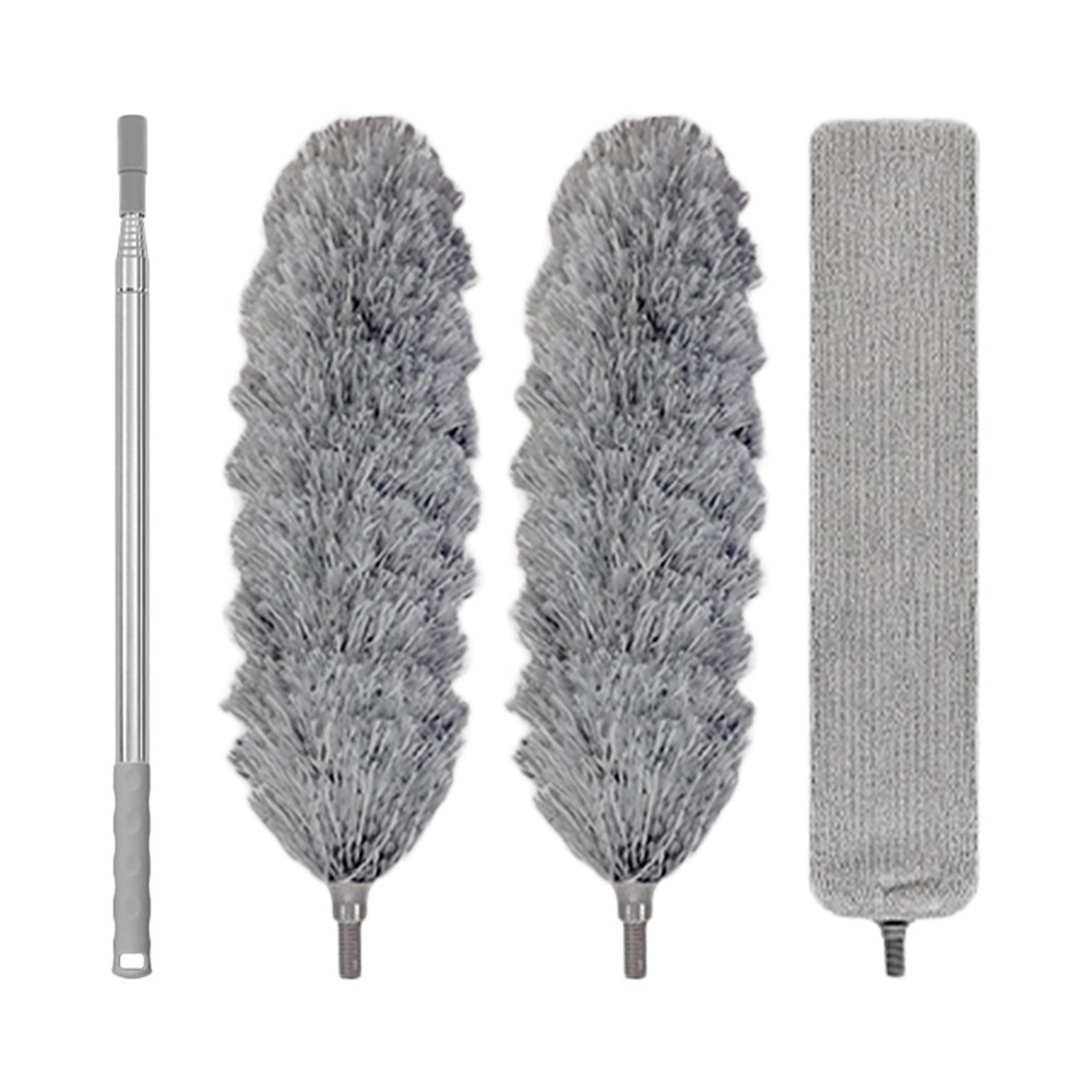 伸縮除塵撢 套組 乾濕兩用【178小舖】除塵撢 雞毛撢子 除塵刷 雪尼爾 除塵撢子 清潔撢 天花板 大掃除 縫隙清潔-規格圖9