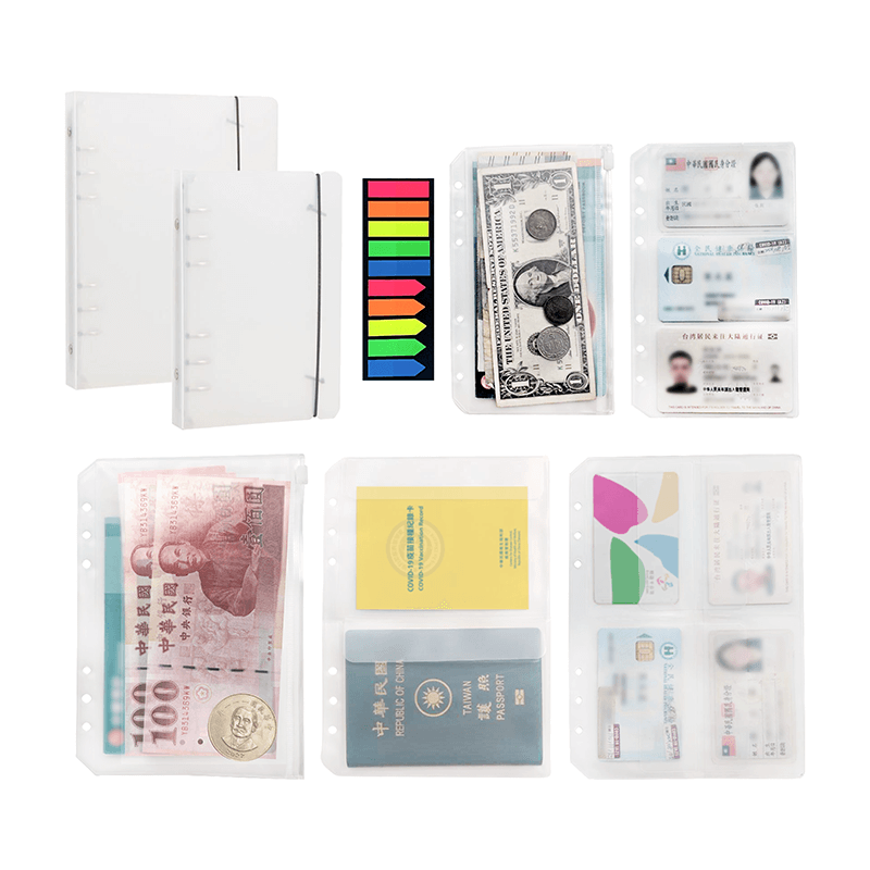 6孔活頁本【178小舖】a5 a6 活頁本 活頁夾 活頁本外殼 記帳本 存錢本 理財收納本 現金收納本 活頁-細節圖2