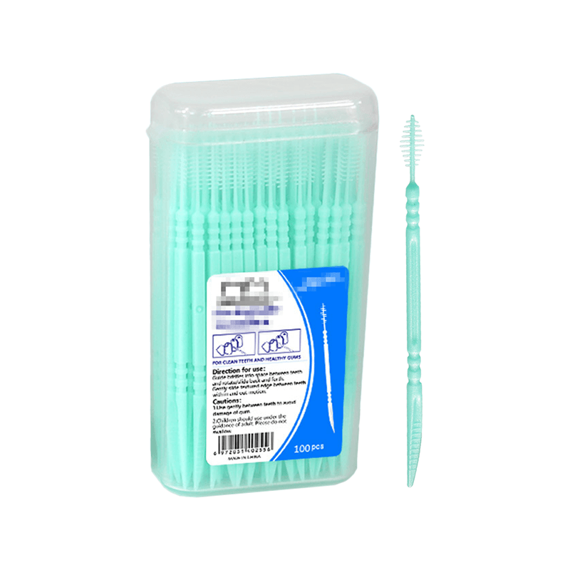 雙頭牙間刷 100支X2盒【178小舖】l型牙間刷 牙縫刷 牙籤 口腔保健 牙間刷 齒間刷 牙縫牙齒 牙籤刷 牙齒清潔-規格圖9