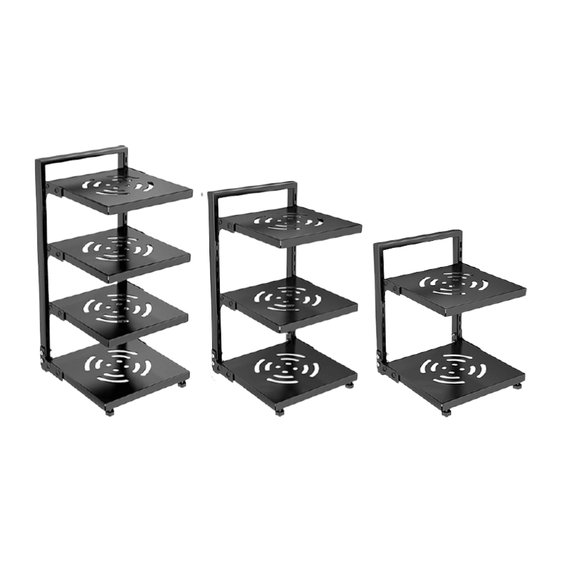 可調節廚房多層鍋架 2層 3層【178小舖】電器架 廚房收納架 伸縮收納架 鍋具收納 下水槽收納架 廚下收納架 鍋子收納-細節圖2