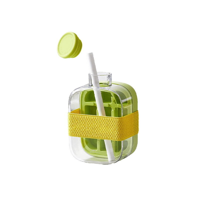 冰格水壺 贈吸管【178小舖】冰塊水壺 飲水壺 製冰格 製冰盒 按壓式冰塊盒 飲料冰壺 製冰模具 直飲水壺 矽膠製冰盒-規格圖9