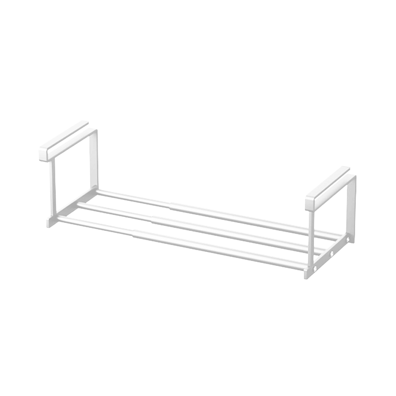 伸縮分層隔板【178小舖】下掛式伸縮置物架 伸縮鞋架 掛式置物架 分層鞋架 掛鞋架 隔板下掛籃 廚房置物架 收納架 掛架-規格圖9