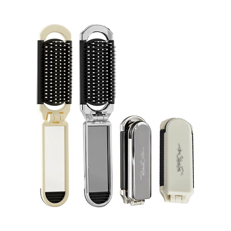 折疊氣墊梳 鏡子可抽【178小舖】梳子 氣墊梳 小梳子 折疊梳 隨身梳 摺疊梳 折疊氣囊梳 化妝鏡梳子 氣墊梳子 氣墊-細節圖2