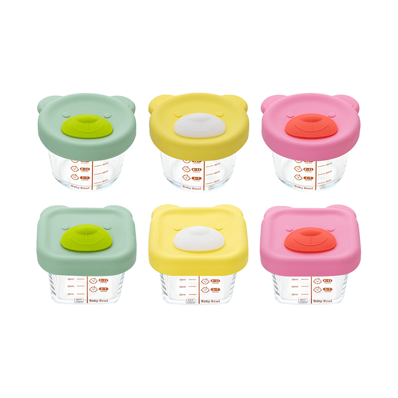 副食品玻璃保鮮罐【178小舖】副食品盒 副食品碗 副食品餐具 輔食盒 食物分裝盒 保鮮罐 輔食碗 輔食分裝盒 副食品-細節圖2