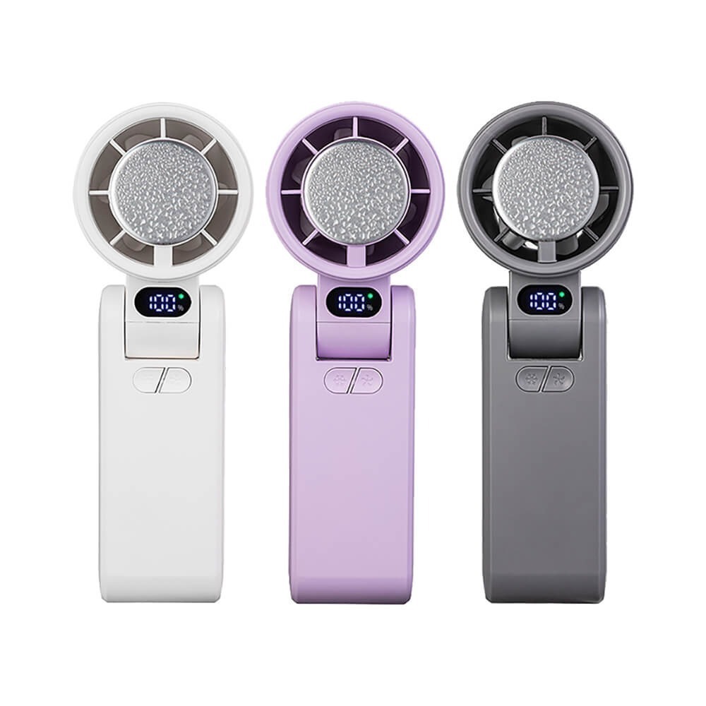 折疊式數顯冰敷風扇 100段風量調節【178小舖】半導體製冷風扇 手持冰敷風扇 冰敷風扇 手持風扇 隨身風扇 冷敷風扇-細節圖2