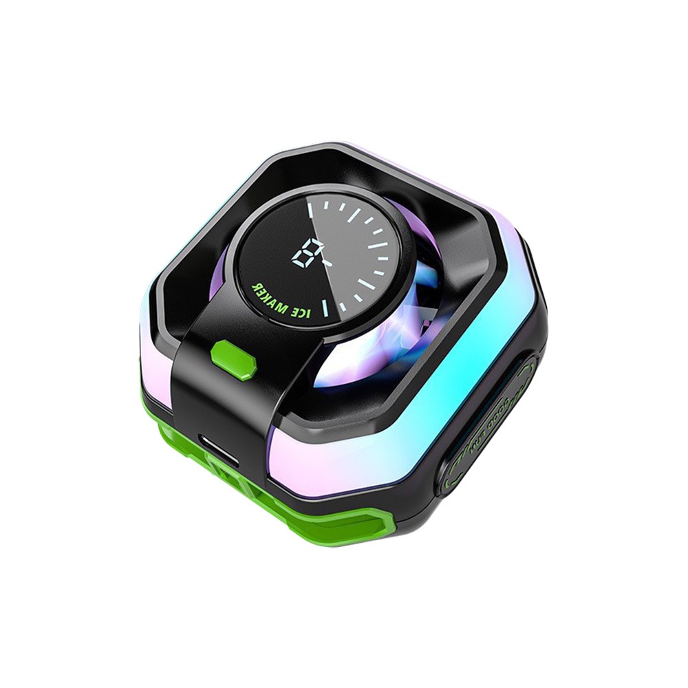 結冰磁吸手機散熱器 炫彩RGB 電競直播必備【178小舖】手機散熱器 平板散熱器 手機散熱風扇 手機降溫神器 製冷散熱器-細節圖2