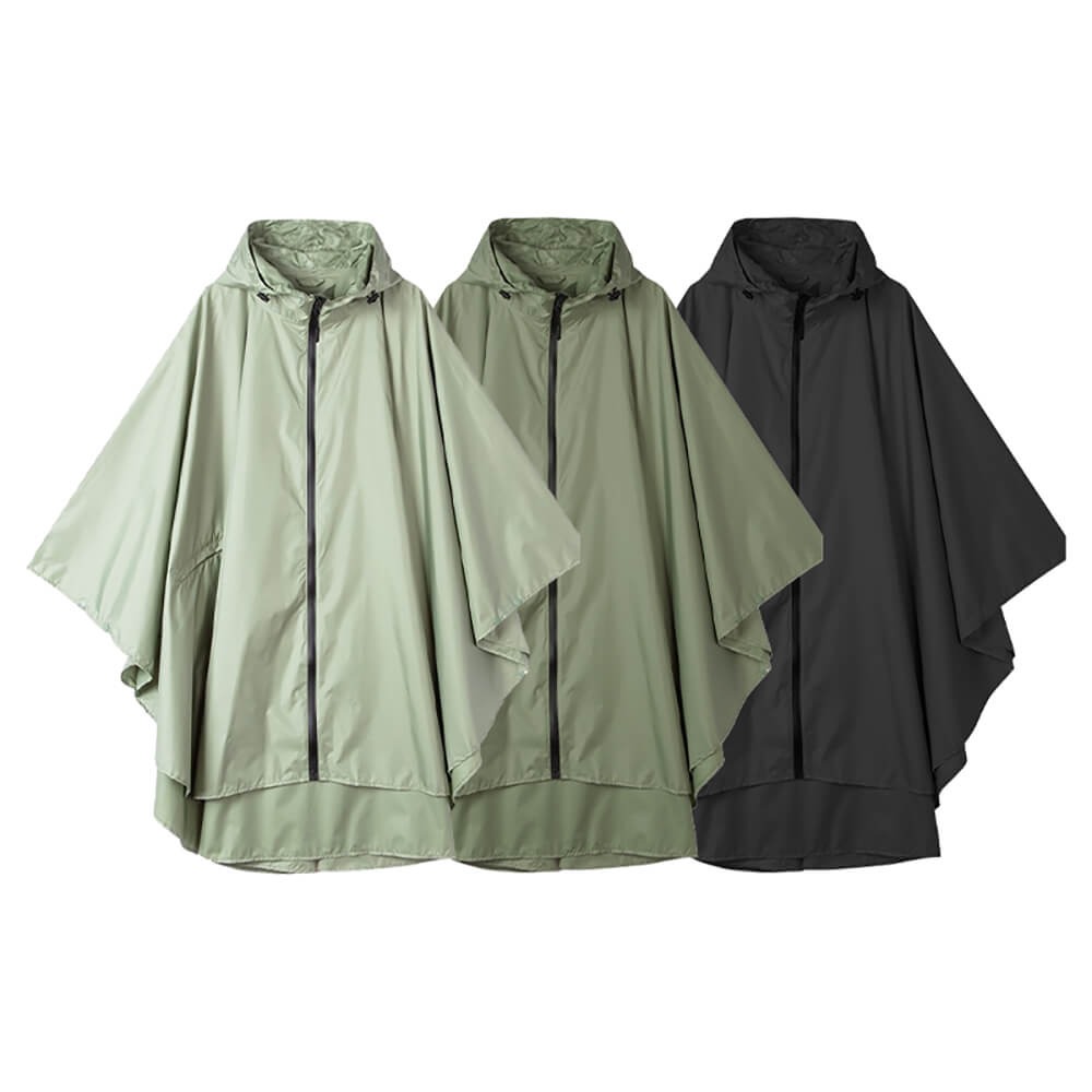 斗篷雨衣 騎車 露營 登山都適用【178小舖】斗篷式雨衣 輕便雨衣 雨衣 連身雨衣 摩托車雨衣 一件式雨衣 加長雨衣-細節圖2