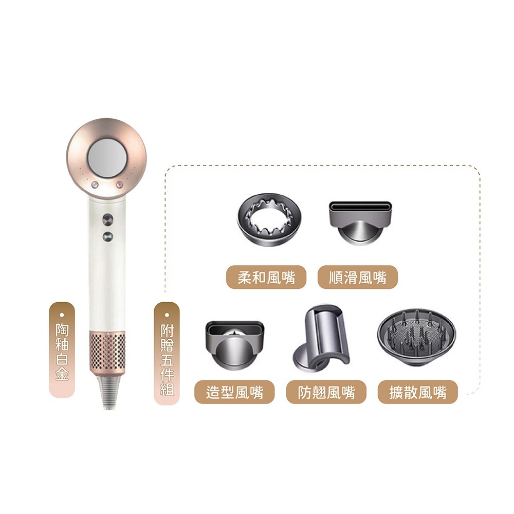超高速吹風機 送五個磁吸風嘴 1600W速乾 負離子護髮 三段風溫 冷熱風交替【178小舖】負離子吹風機 沙龍吹風機-規格圖9