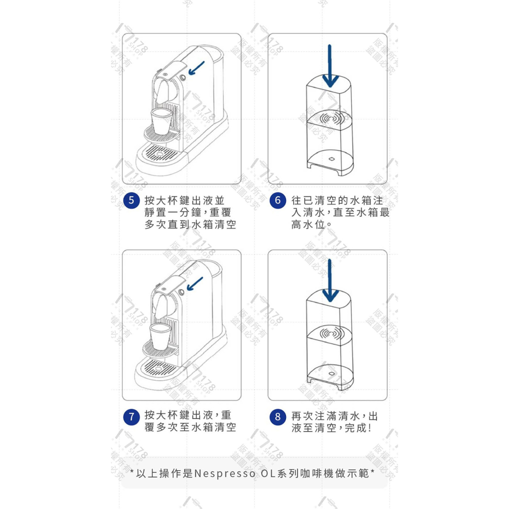 膠囊咖啡機清洗劑 清潔膠囊+除垢液雙效組 Nespresso適用 食品級配方【178小舖】咖啡膠囊機清潔劑 咖啡機清潔-細節圖8