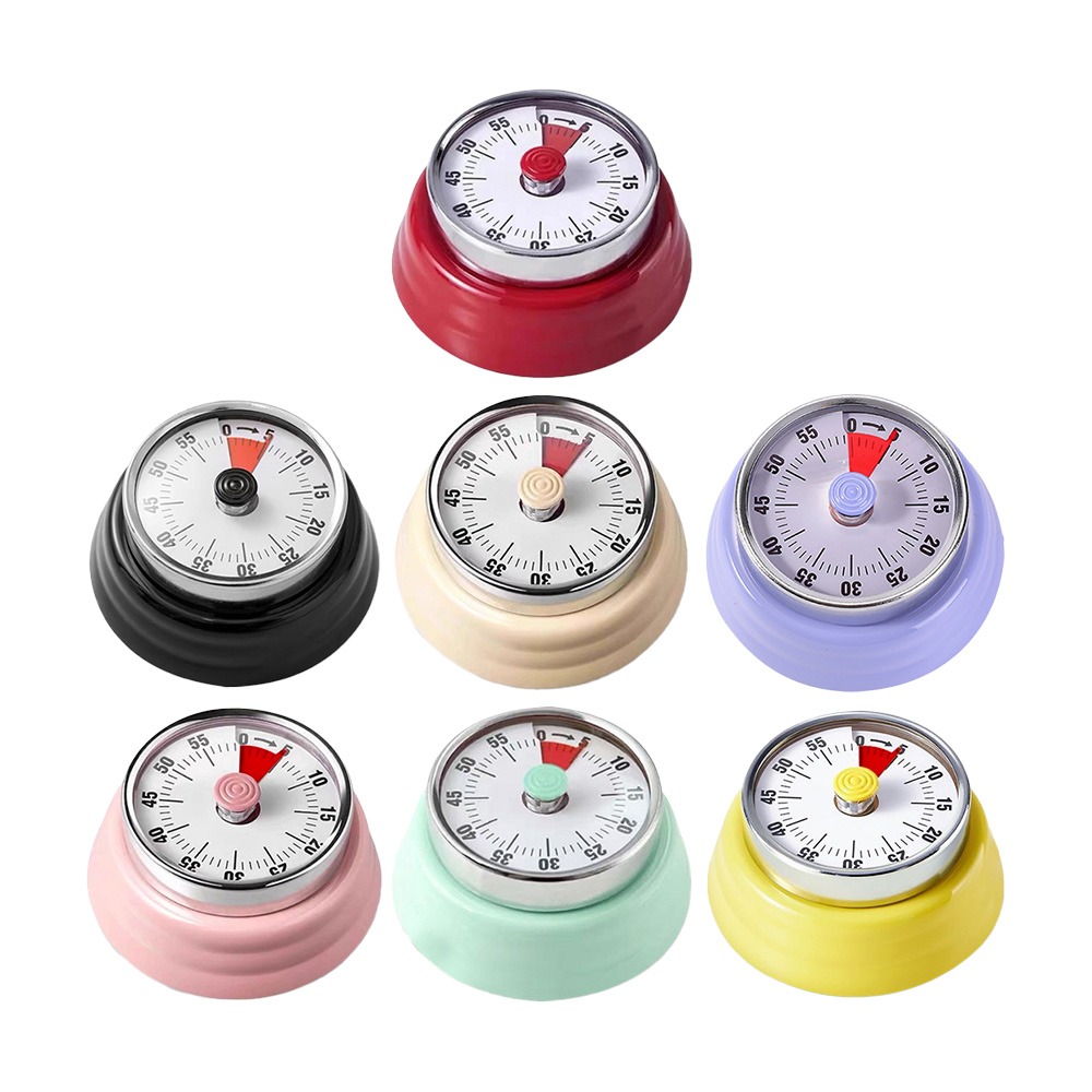 機械磁吸計時器 免電池 磁吸背貼【178小舖】廚房定時器 計時器 廚房計時器 磁鐵計時器 定時器 金屬計時器 工作計時器-細節圖2