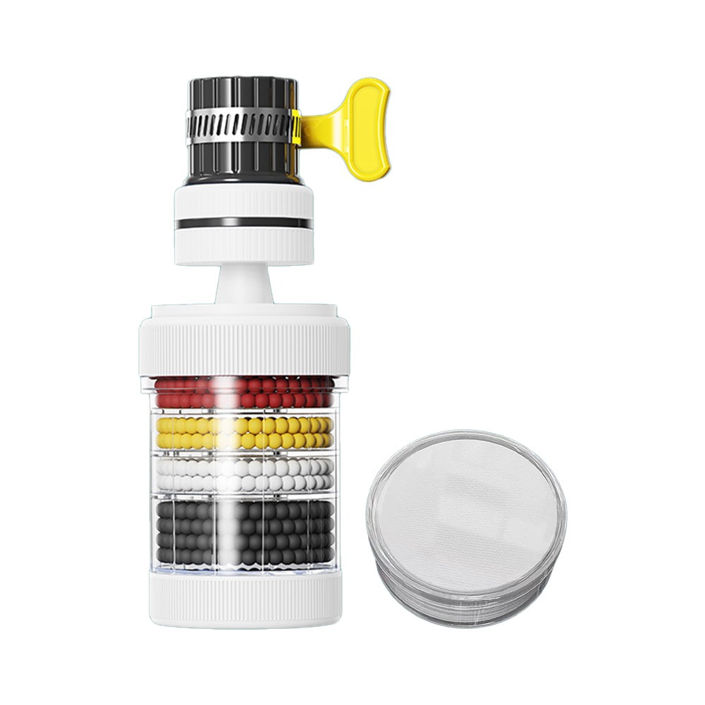 水龍頭過濾器 360°旋轉 六重淨化可拆換濾芯【178小舖】水龍頭延伸器 過濾水龍頭 起泡器 萬向水龍頭 通用凈水器-細節圖2