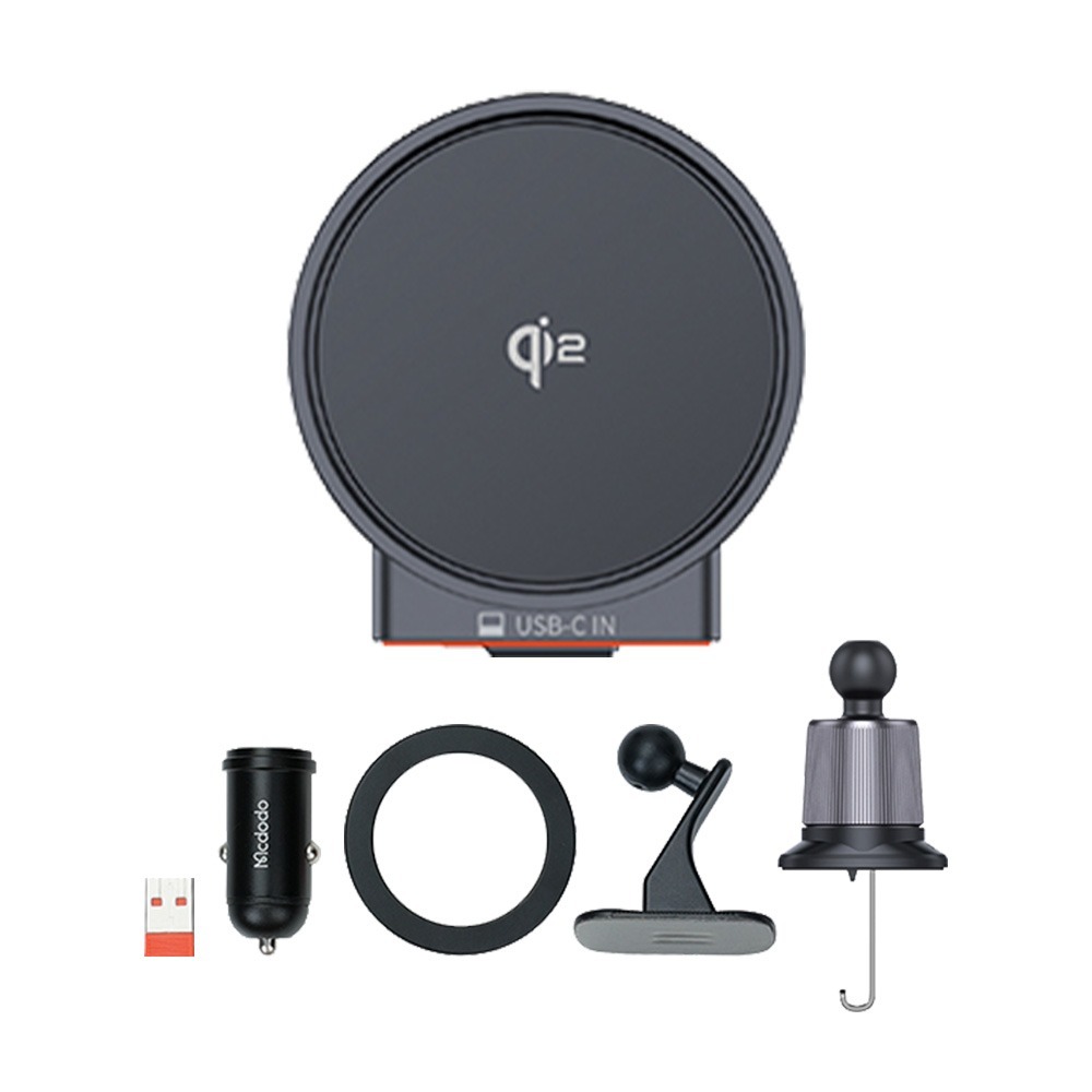 15W Qi2 自帶伸縮線車用磁吸無線充電器【178小舖】無線充電手機架 磁吸車架 磁吸支架 汽車手機架 車用手機架-規格圖9