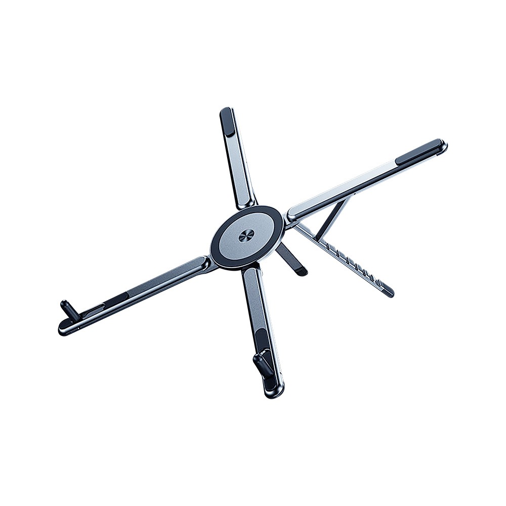 TUNO 萬向磁吸支架【178小舖】4合1 手機 平板 筆電支架 筆電散熱架 自拍棒 磁吸手機支架 平板支架 鋁合金-細節圖2