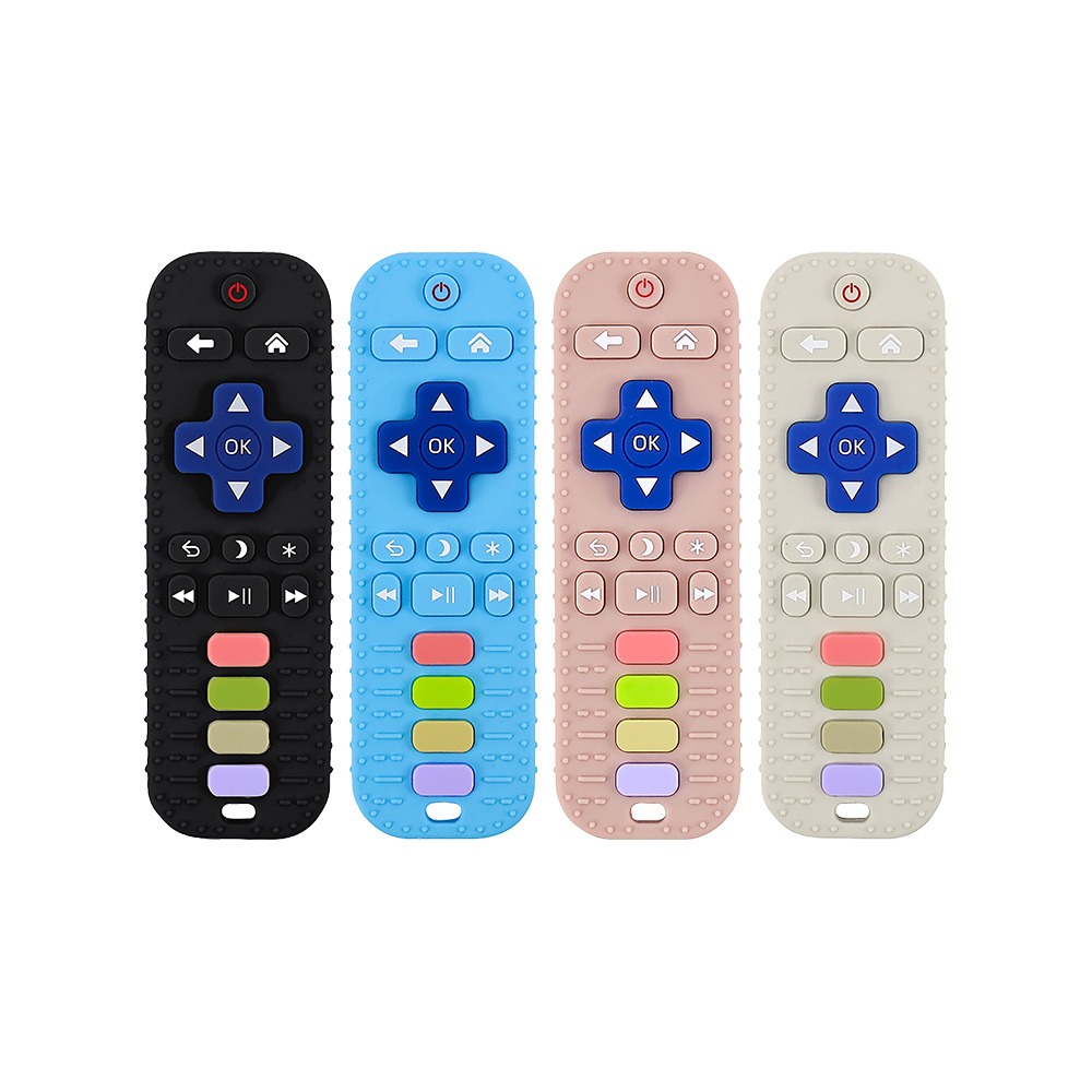 TUNO 遙控器固齒器【178小舖】BSMI認證 嬰兒磨牙棒 咬咬樂 食品級矽膠 安撫玩具 曼哈頓手抓球 寶寶固齒器-細節圖2