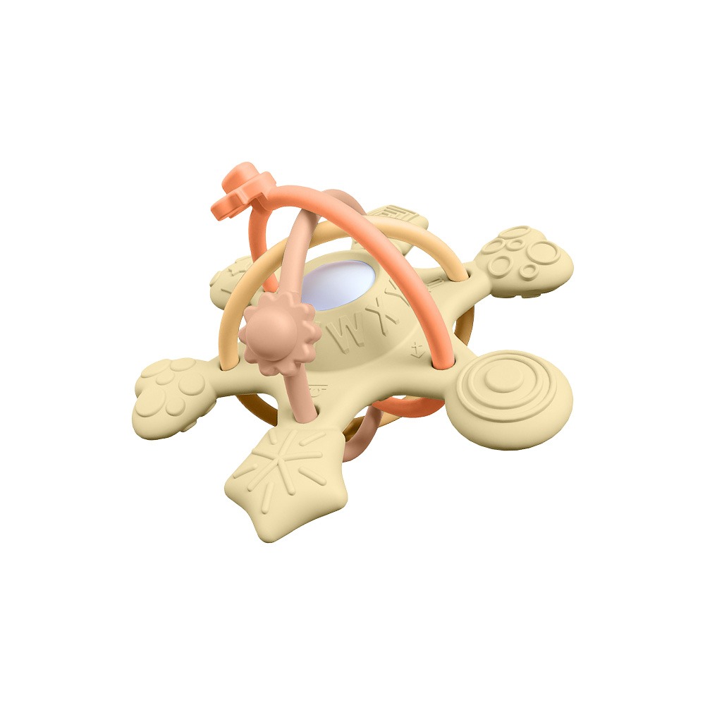 TUNO 曼哈頓手抓球【178小舖】BSMI認證 固齒器 搖鈴 嬰兒玩具 磨牙棒 抓握訓練 觸覺球 嬰幼兒益智玩具-規格圖9