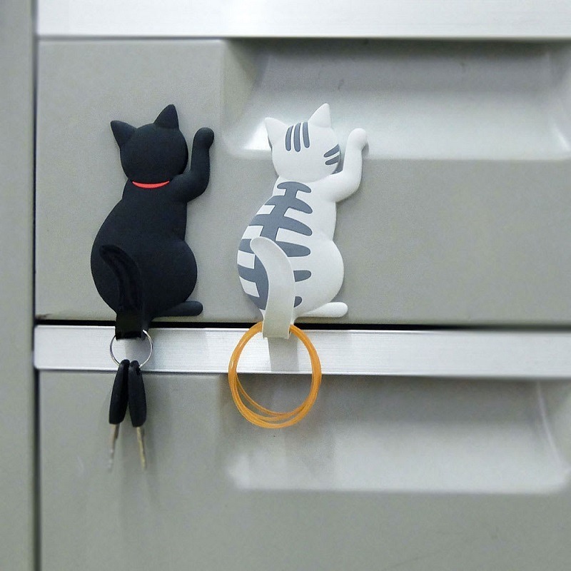 😸背影貓 裝飾掛鉤 冰箱貼 磁鐵 七款可選-細節圖3