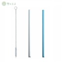 🌈多色鋁環保吸管 兩入組 附吸管專用清潔刷 日本製 輕巧便攜-規格圖3