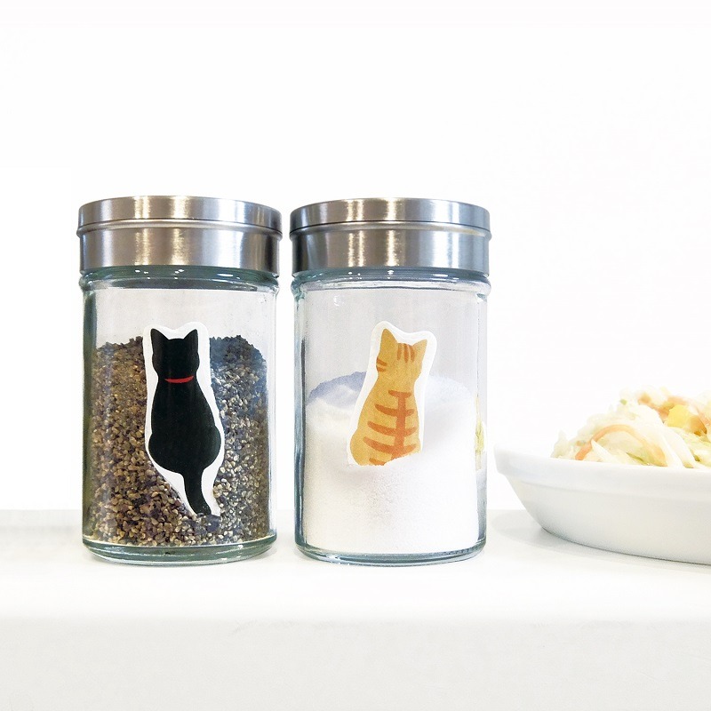 SARALICA 貓咪背影 矽膠材質 乾燥劑 乾燥塊 四入 日本製-細節圖4