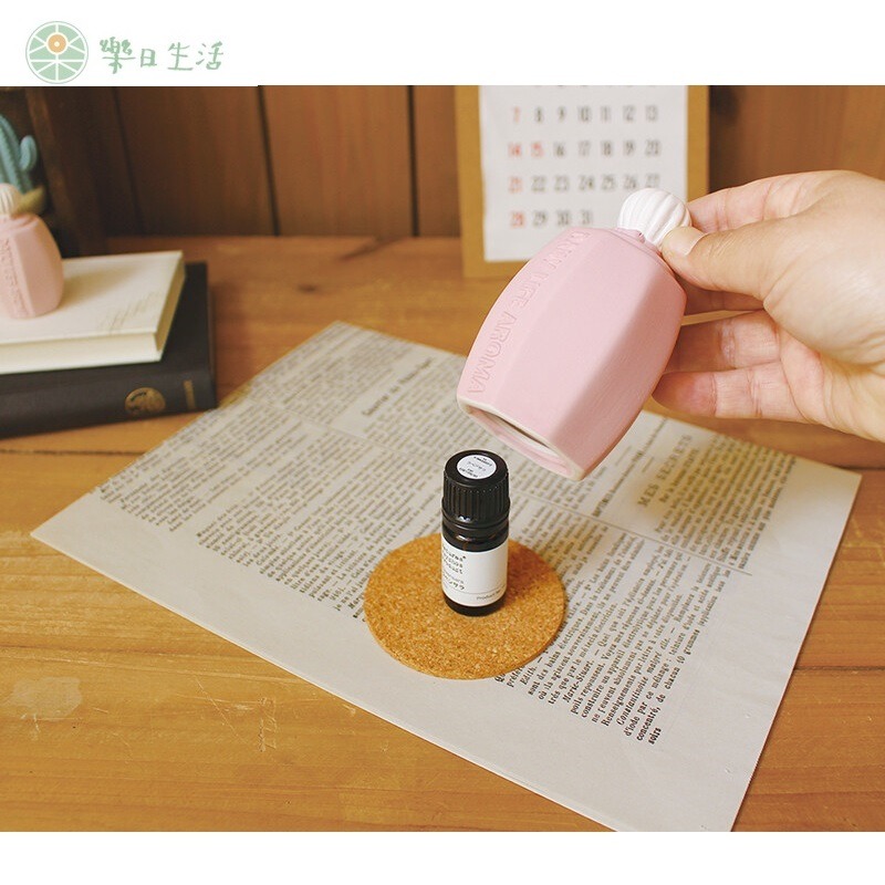 日本品牌DECOLE 香水瓶造型 芳香石 無電擴香瓶 香氛石 陶瓷-細節圖5