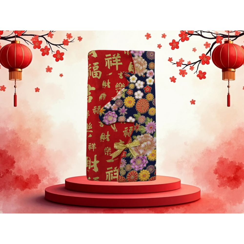 【質感手作】馬年紅包袋 - 布製造型紅包，獨特設計，質感爆棚！2026馬年造型創意手作布紅包袋-規格圖6