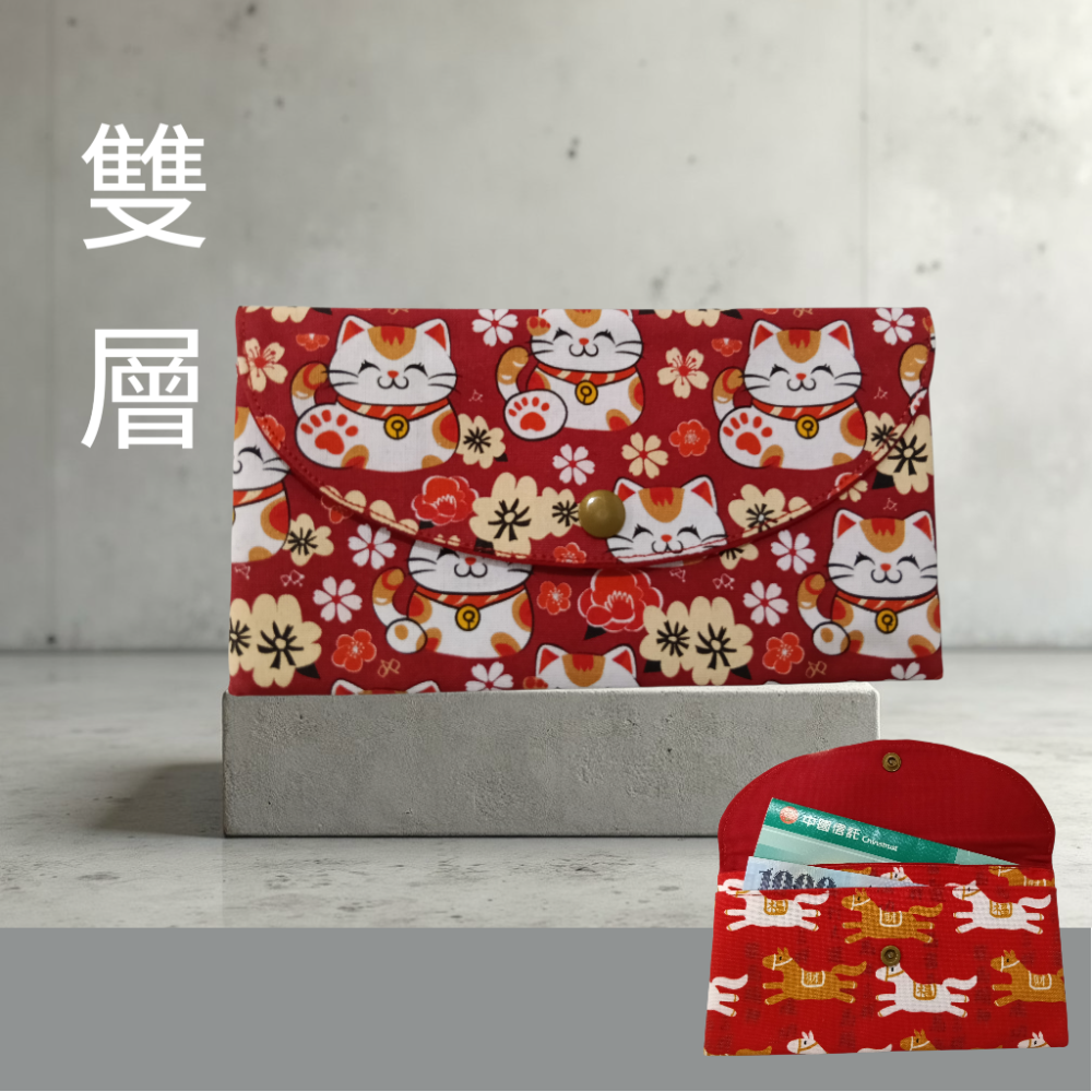 【質感手作】馬年紅包袋 - 布製造型紅包，獨特設計，質感爆棚！2026馬年造型創意手作布紅包袋-規格圖7