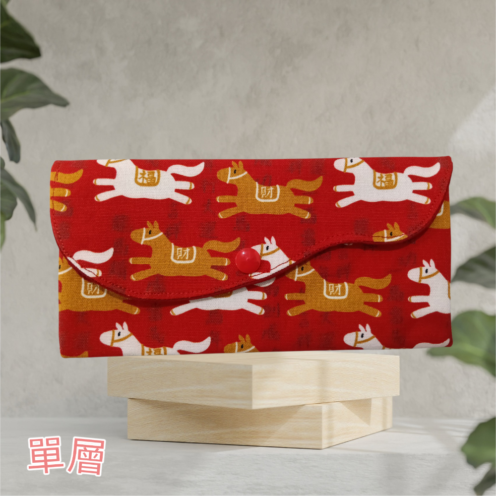 【質感手作】馬年紅包袋 - 布製造型紅包，獨特設計，質感爆棚！2026馬年造型創意手作布紅包袋-規格圖6