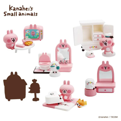 【盒玩小物許願池】卡娜赫拉的小動物-P助與粉紅兔兔的夢幻家具2 研達 正版 全新