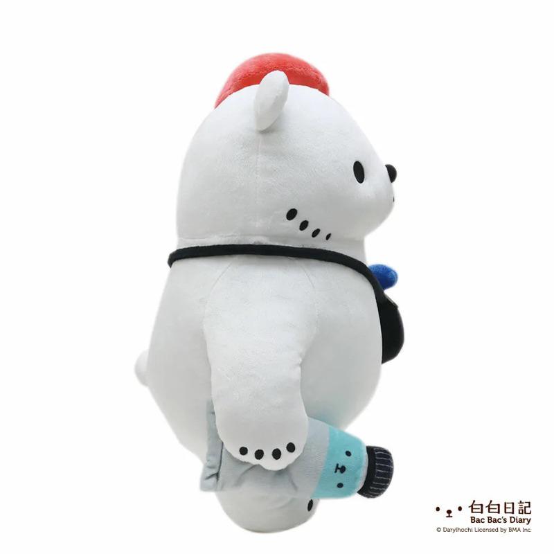 【快速出貨+附紙本發票】Non Souci  白白日記小畫家玩偶 娃娃 研達-細節圖3